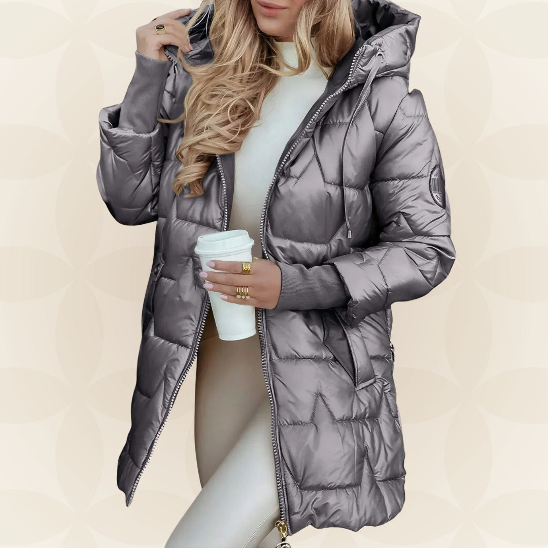 AVERY | Hooded winter jacket with pockets