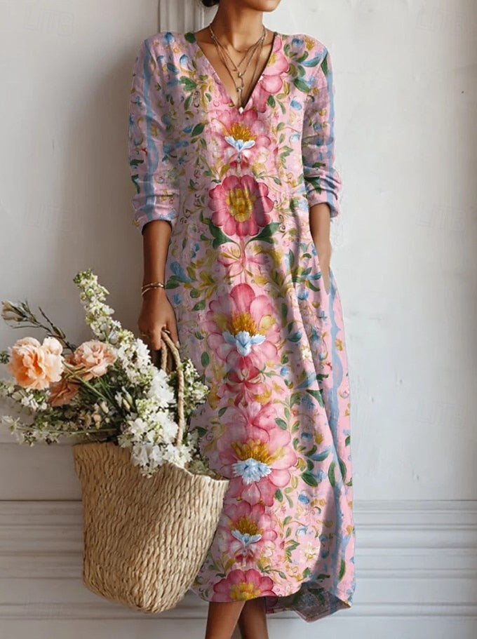 KELLY | Midi dress with pockets