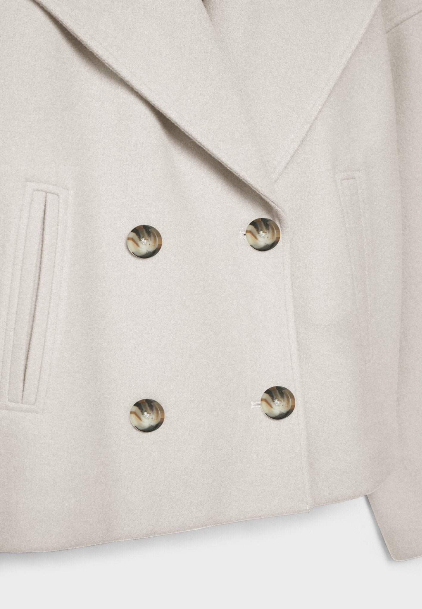 HARPER | Short jacket with double-breasted front