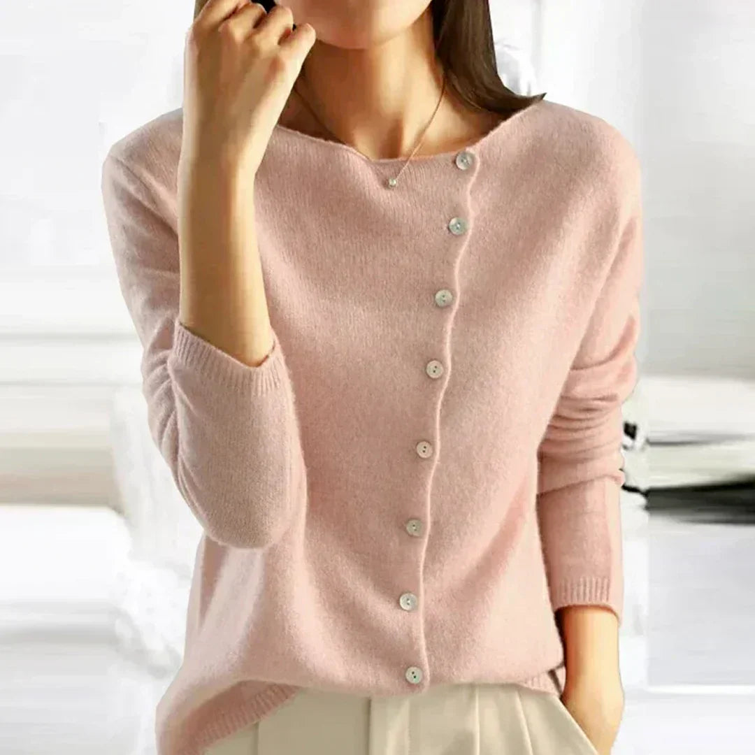 HARPER | Cardigan with soft knit finish