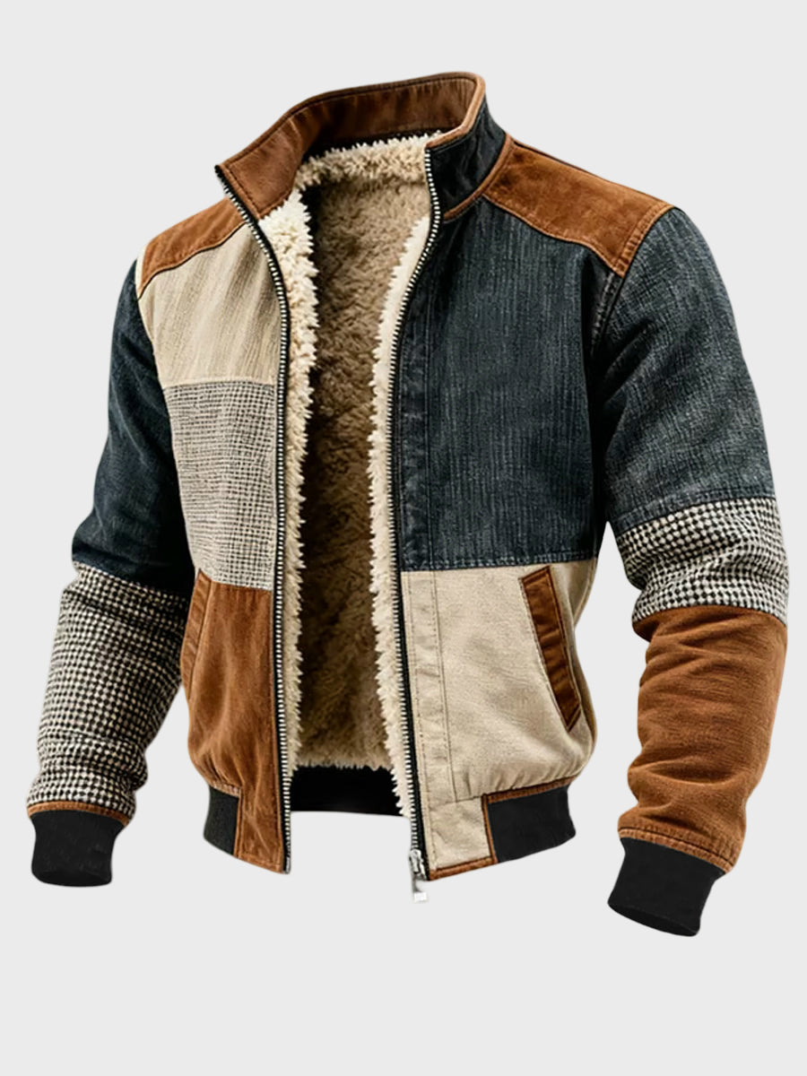 FABIAN | Jacket with patchwork design