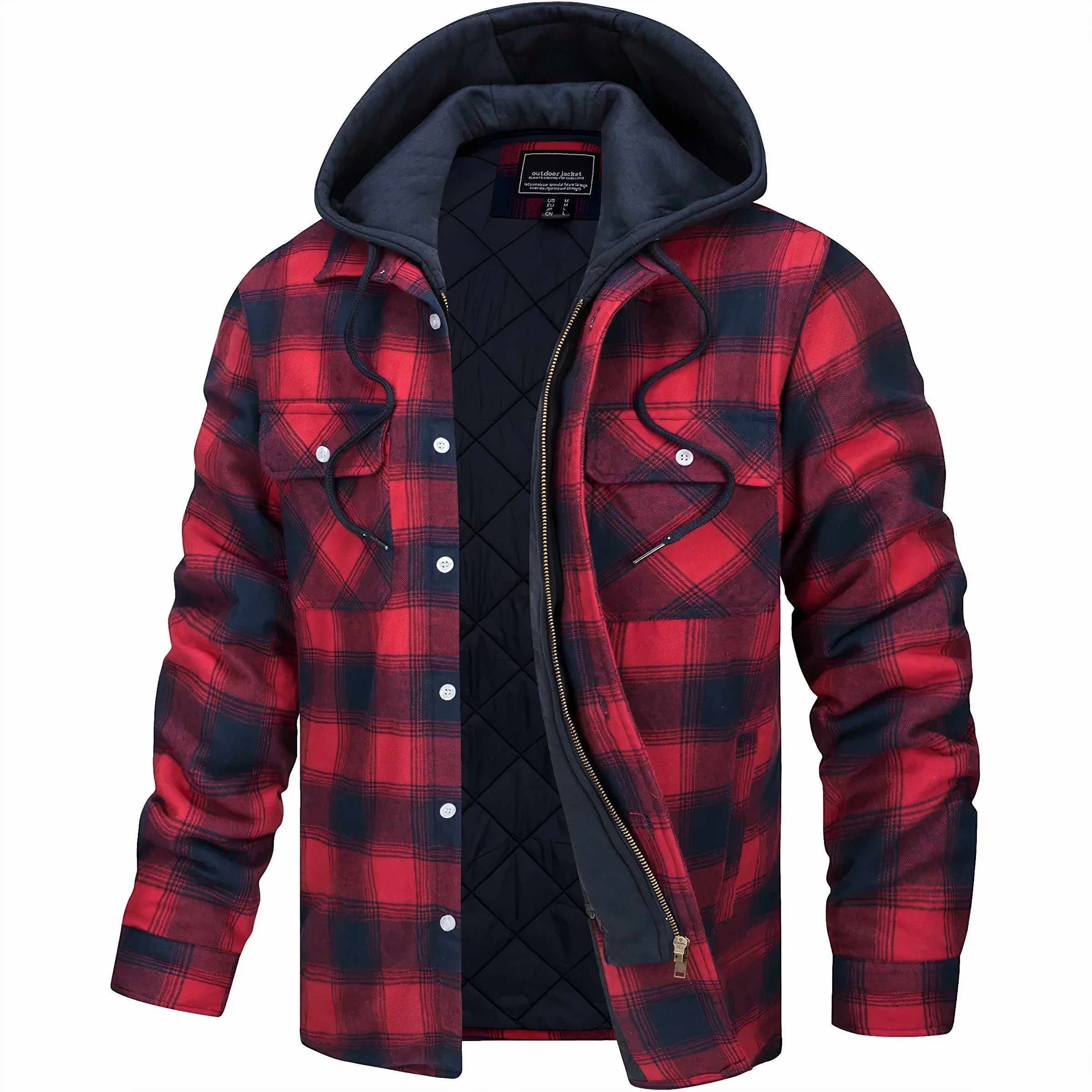 OLIVIA | Jacket with check pattern